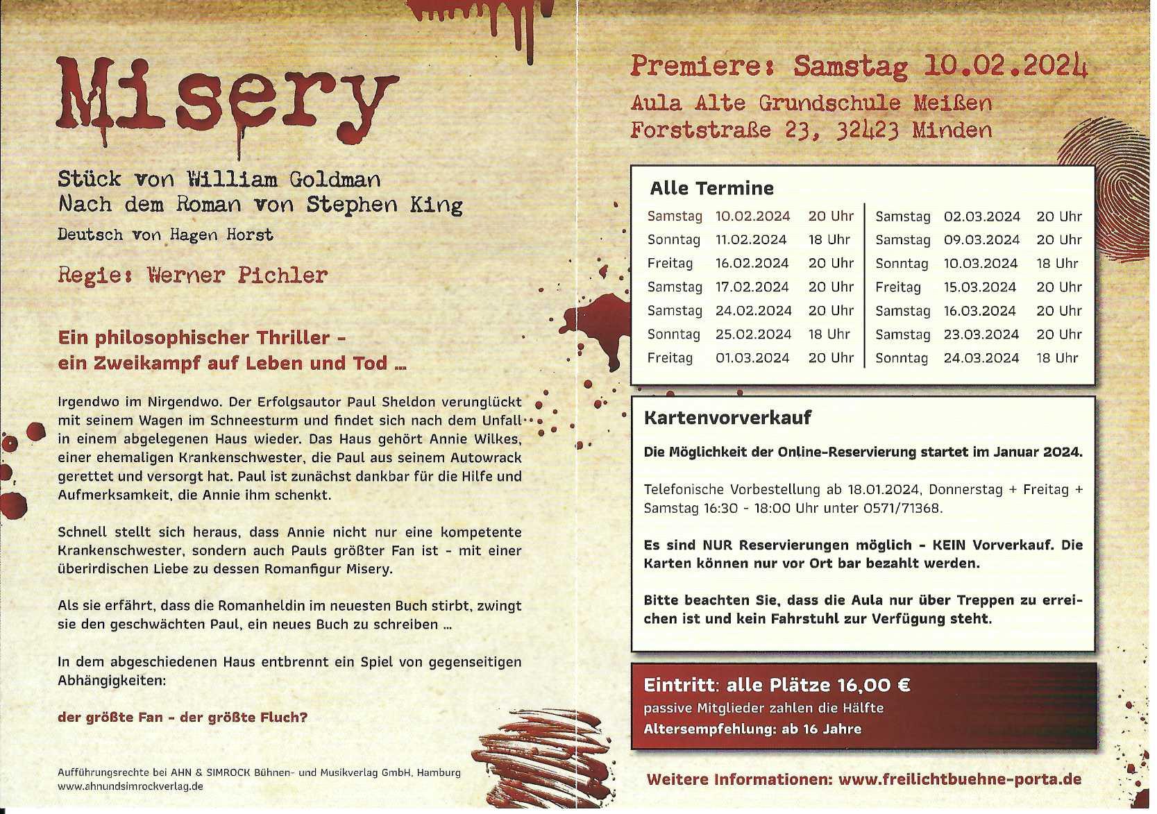 Flyer Misery Seite 2