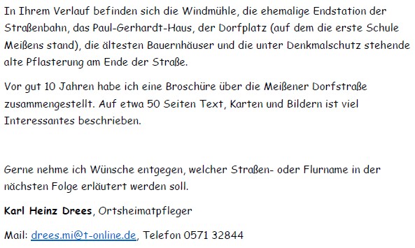 Meißens Straßen und Flurnamen 1 2